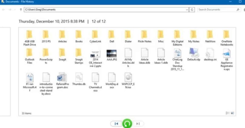 File History Backup