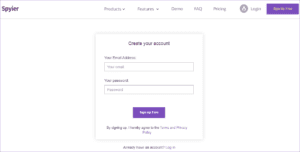 spyier signup